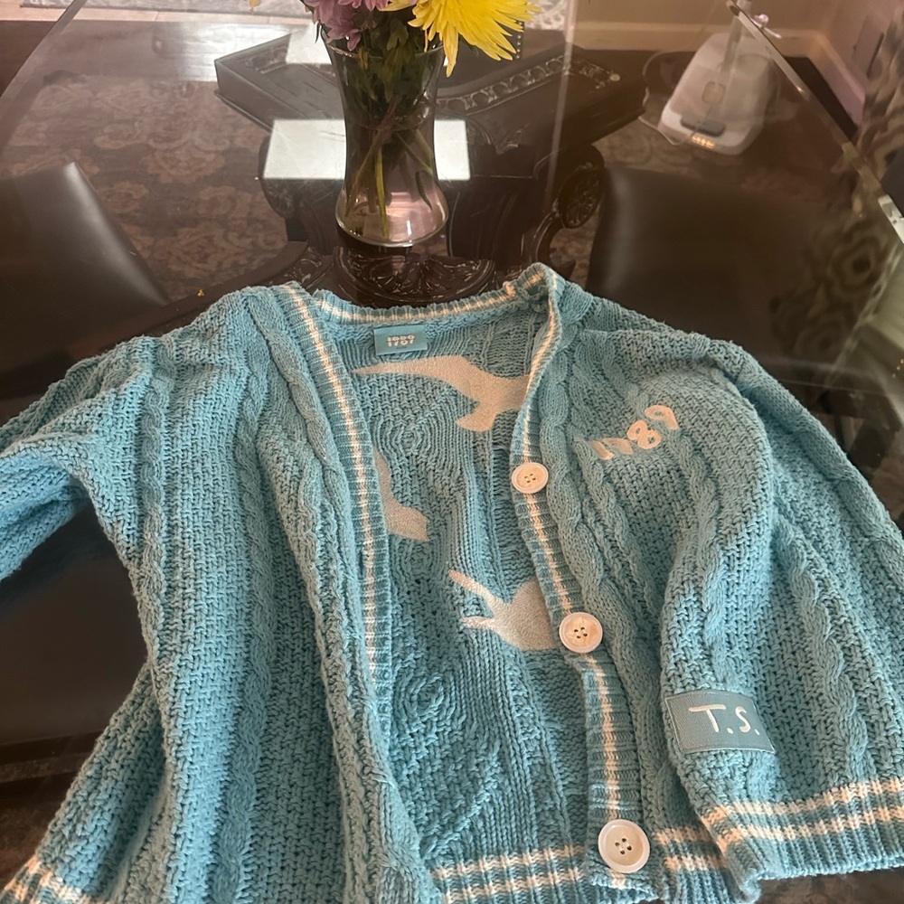 Taylor Swift Blue Cardigan
